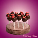 zwarte chocolade cake pops