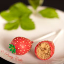 aardbei cake pops