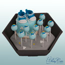 baby shower cake pops