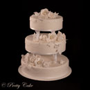 gâteau de mariage blanc