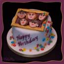 gâteau photo de famille