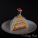 sponge cake with white chocolate buttercream